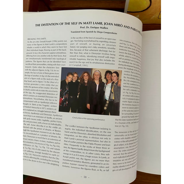 Matt Lamb Encounters Miro Book - Hc Dj 1st Edition For Sale - Image 11 of 13