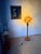 Elm Floor Lamp with Flower Motifs, 1970s For Sale - Image 4 of 18