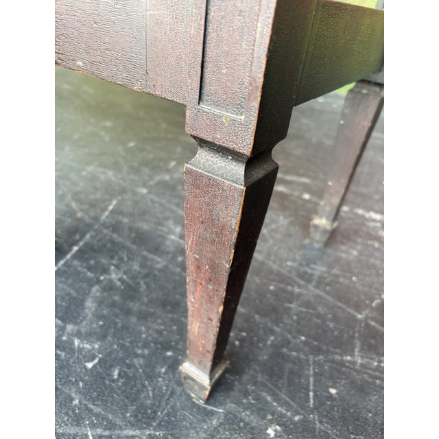 Brown Antique Federal Display Cabinet For Sale - Image 8 of 12