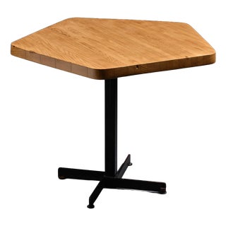 Pentagonal Arcs Table by Charlotte Perriand, 1970s For Sale