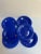 Vintage Mid-Century Modern Arcoroc France Luncheon Plates in Cobalt Blue Color- Set of 12 For Sale - Image 9 of 10