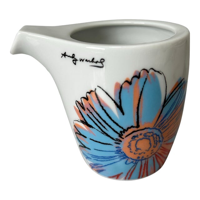 1990s Rosenthal Studio Line - Andy Warhol Studio - Daisy Milk/Creamer, Rare Discontinued, New For Sale