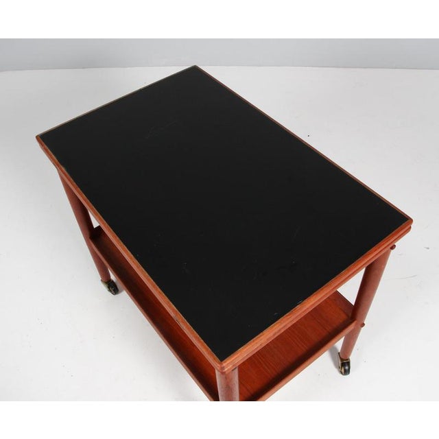 1960s Bar Cart attributed to Ole Wanscher, 1960s For Sale - Image 5 of 10