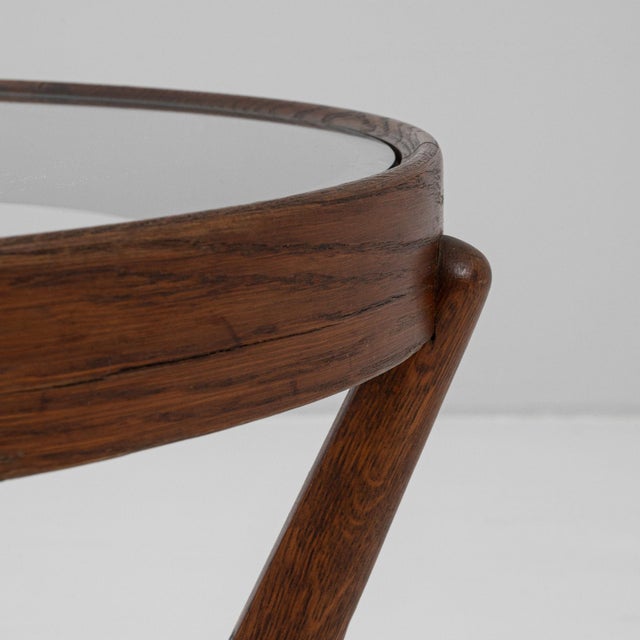 19th Century 19th Century Czechia Art Deco Brown Wood Coffee Table For Sale - Image 5 of 11
