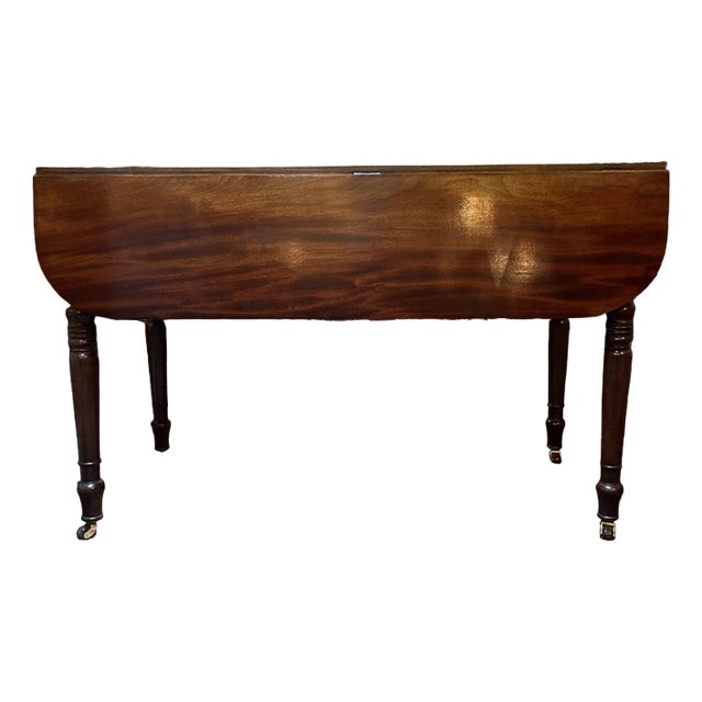 19th Century Mahogany Pembroke Drop Leaf Table For Sale