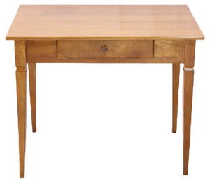 Antique Biedermeier Salon Table in Cherrywood
