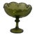 Vintage Indiana Glass Pedestal Fruit Bowl For Sale