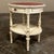Antique French Louis XVI Painted Oval Side Table With Leather Top For Sale - Image 9 of 17