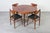 Mid-Century Modern Danish Dining Set in Teak, 1960s, Set of 7 For Sale - Image 4 of 18