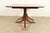 Baker Furniture Style Georgian Mahogany Double Pedestal Extension Dining Table, Newly Refinished For Sale - Image 13 of 14