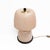 Italian Murano Glass Table Lamps in Blush Pink with Brass Details, 2000, Set of 2 For Sale - Image 4 of 8