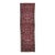Botanical Vintage Persian Sarouk Runner Scarlet, Grey Rug 2.10 x 9.10 For Sale