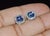 Certified Natural 2.35cts vs F Diamond Tanzanite Halo Stud Earrings, A Pair For Sale In Dallas - Image 6 of 11