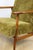 Vintage Olive Lounge Chair in Red Fox with High Pile Camel Fabric, 1970s For Sale - Image 3 of 13