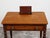 English 19th Century Mahogany Table with Compartment, Drawer and Reeded Legs For Sale - Image 11 of 12