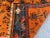 Vintage Afghan Baluchi Hand-Knotted Wool Rug in Burnt Orange & Navy | 2'1" X 4'11" | Tribal Rug For Sale - Image 11 of 11