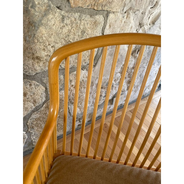1980s Vintage Mid Century Modern Andover Arm Chairs by Davis Allen for Stendig For Sale - Image 5 of 6