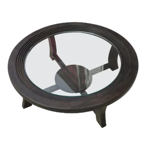 Paul Frankl Black Stepped Coffee Table for Brown Saltman