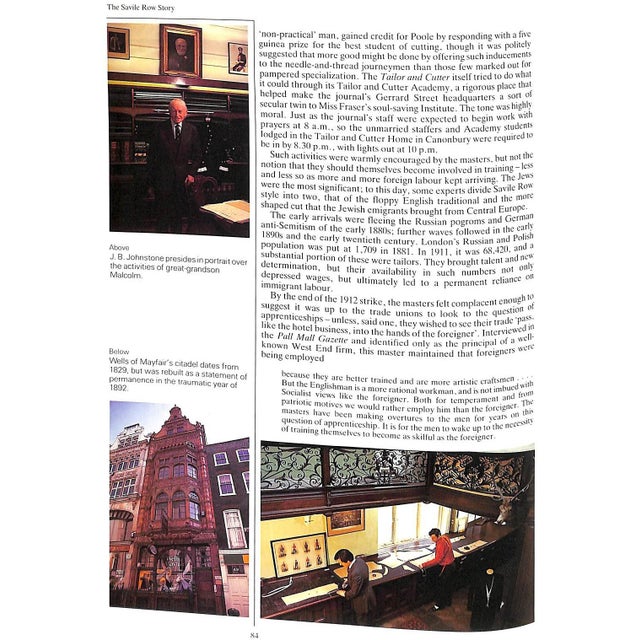 "The Savile Row Story an Illustrated History" 1988 Walker, Richard For Sale - Image 12 of 18