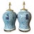 Vintage Boho Asian Lucky Character Glazed Ceramic Lamps - A Pair For Sale