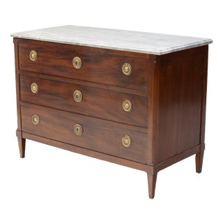 Antique Mahogany Commode, 1850 For Sale