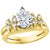 1.0 Carat Pear Shape Center Diamond Engagement 14 Karat Yellow Gold Ring For Sale - Image 15 of 18