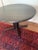 Black Late 20th Century Black Solid Oak Pedestal Table For Sale - Image 8 of 8