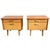 Mid-Century Modern Danish Bedside Tables in Duo-Tone Wood, 1950s, Set of 2 For Sale - Image 11 of 11