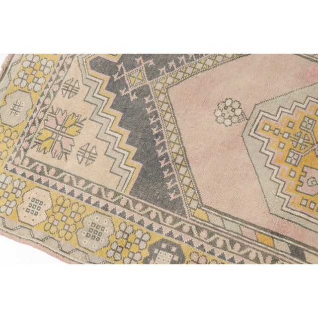 Vintage Anatolian Oushak Rug For Sale - Image 4 of 10