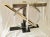 Postmodern Abstract Console Table Base designed by Kaizo Oto for Design Institute of America. Unique base consists mixed...