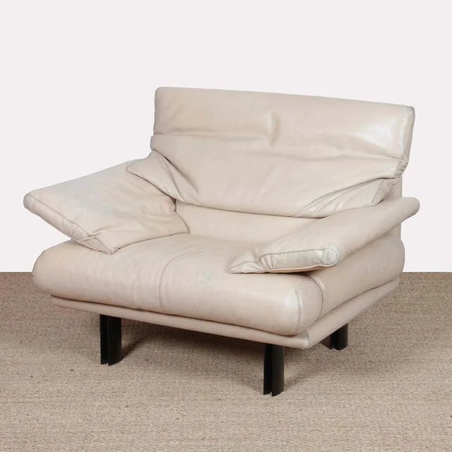 Beige Alanda Leather Chair by Paolo Piva for B&B Italia, 1980 For Sale - Image 8 of 8