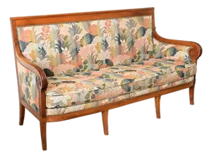 French 19th Century Restauration Fruitwood Settee