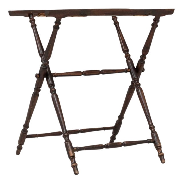 1900s French Butler Tray Stand For Sale