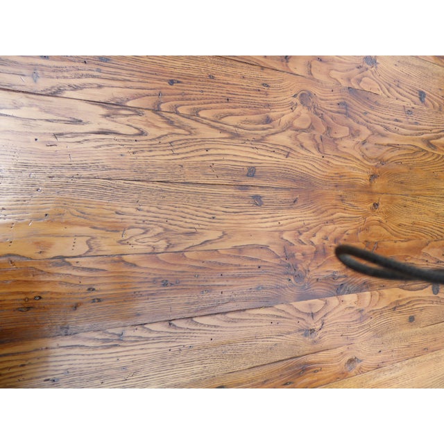 Chestnut Real McCoy 1800's American Chestnut Country. Tbl. Seat 8 For Sale - Image 8 of 8