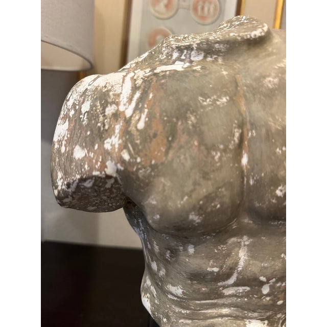 1991 Male Torso Sculpture by Sergey Eylanbekov for Alva Studios For Sale In Los Angeles - Image 6 of 13