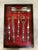 Mid-Century Stainless Steel Bamboo Bar Tool Set by Goodwood in Orig. Box -Vintage Barware for Palm Beach Regency & Grandmillennial Style For Sale - Image 9 of 12