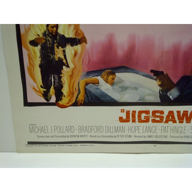 1968 Vintage "Jigsaw" Movie Poster Chairish