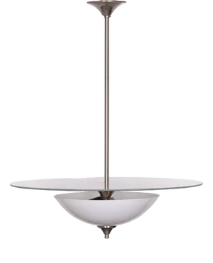 Art Deco Pendant Lamp Model Half Moon from Gispen, 1930s