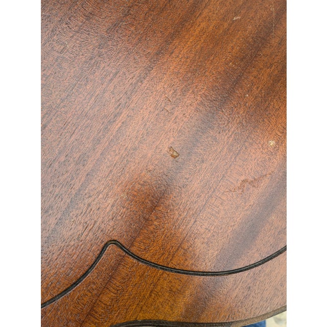 Small Four Leaf Clover Oak Wood Side Table/End Table For Sale In Dallas - Image 6 of 6