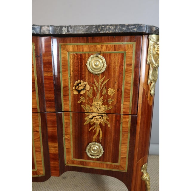 Wood Transitional Commode by Martin Ohneberg, 18th Century For Sale - Image 7 of 12