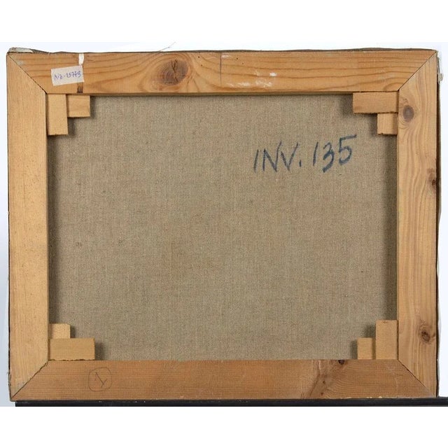 Modern Leo Guida, Mandolin, Oil on Canvas, 1970s For Sale - Image 3 of 4