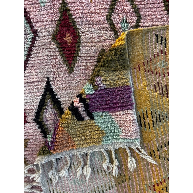 Vintage Berber Moroccan Rug, 1990 For Sale - Image 10 of 11