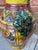Vintage Italian Majolica Sgraffito Glazed Terracotta Urn or Vase For Sale In Chicago - Image 6 of 11