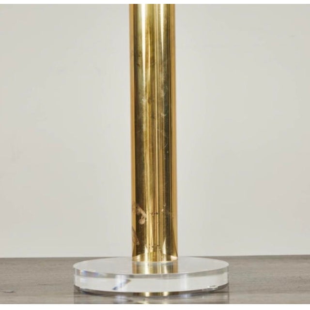 Metal 1970s Gage Cauchois Touch Sensitive Dome Table Lamp For Sale - Image 7 of 8