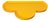 Postmodern Italian Yellow Plastic Tray from Guzzini For Sale