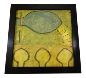 Mixed Media Painting by Betty Constanzo and Tom White, Framed