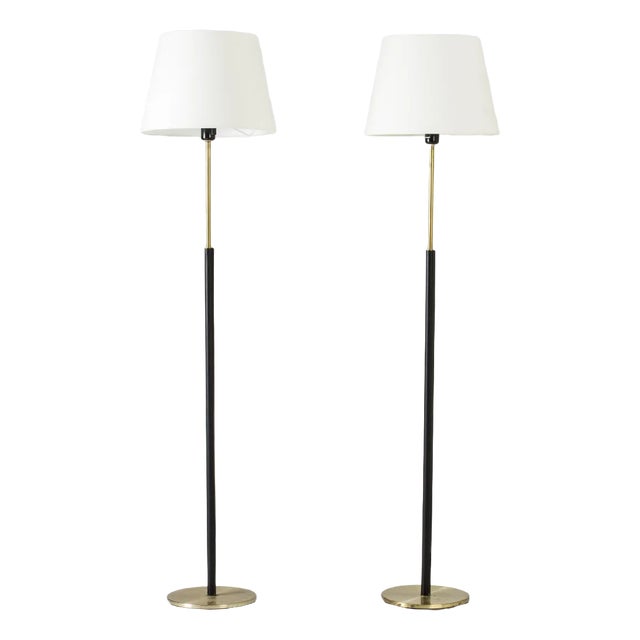 Floor Lamps by Falkenbergs Belysning, Set of 2 For Sale