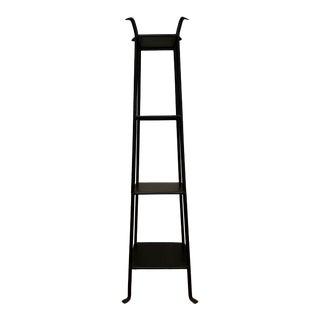 Crate & Barrel Metal Etagere For Sale