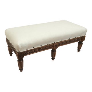 French Foot Stool With Six Legs For Sale