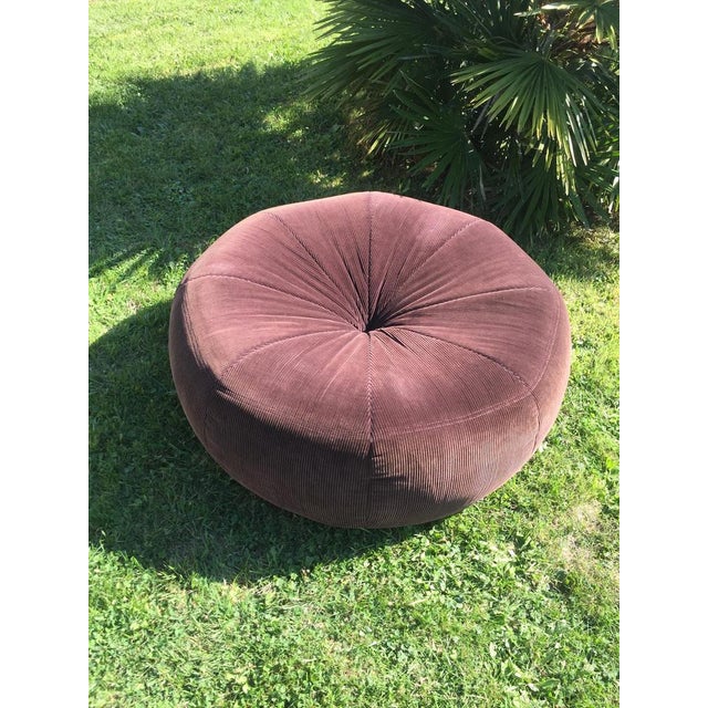 Large Vintage Pouf, 1960s For Sale - Image 11 of 16